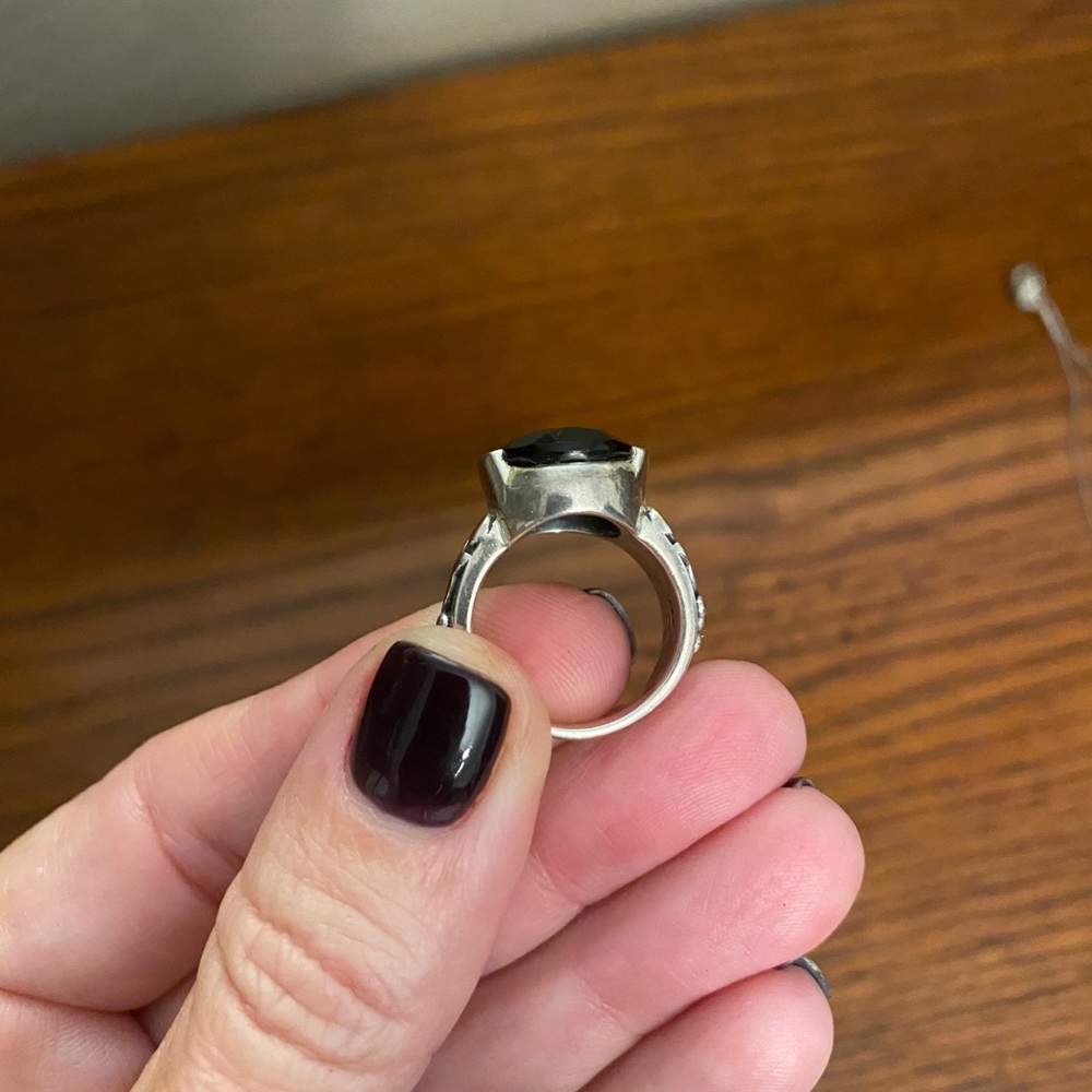 Silpada 925 silver and black onyx